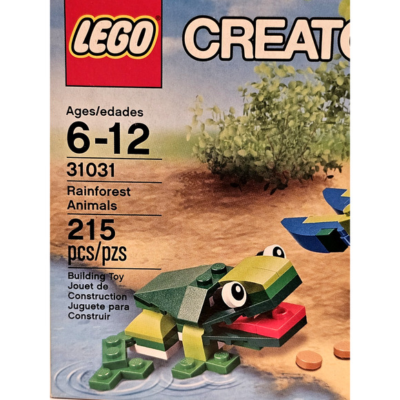 RAINFOREST ANIMALS Parrot Frog & Fly LEGO Creator 3in1 Set #31031 RETIRED Sealed - Picture 2 of 13